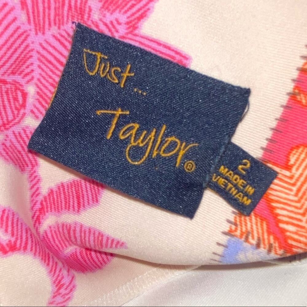 Just Taylor Multicolored Patchwork Sleeveless Bod… - image 3